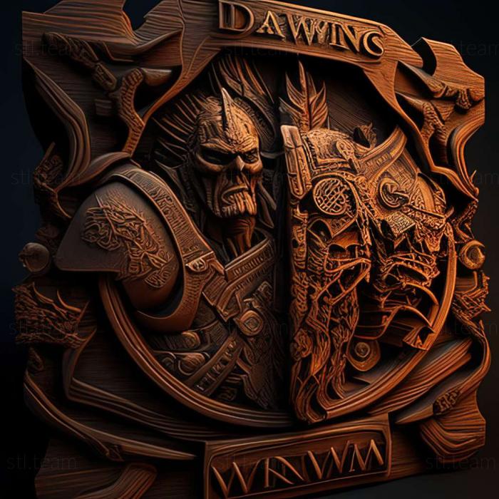 3D модель Гра Warhammer 40000 Dawn of War 2 Chaos Rising (STL)